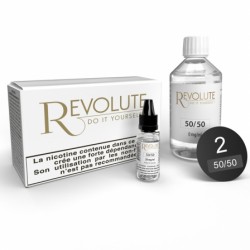 Pack Base 100ml  50/50  - Nicotinée - REVOLUTE